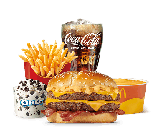 Menú Completo McExtreme Dipping Cheese Doble