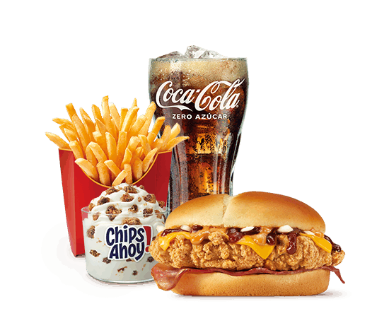 Menú Completo McCrispy BBQ y Bacon