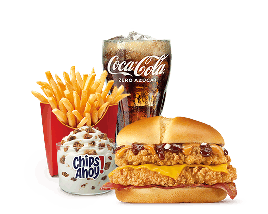 Menú Completo McCrispy BBQ y Bacon Doble
